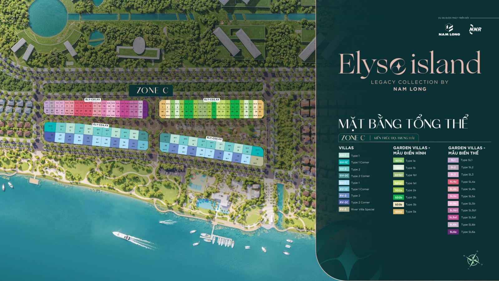 Mặt bằng Elyse Island