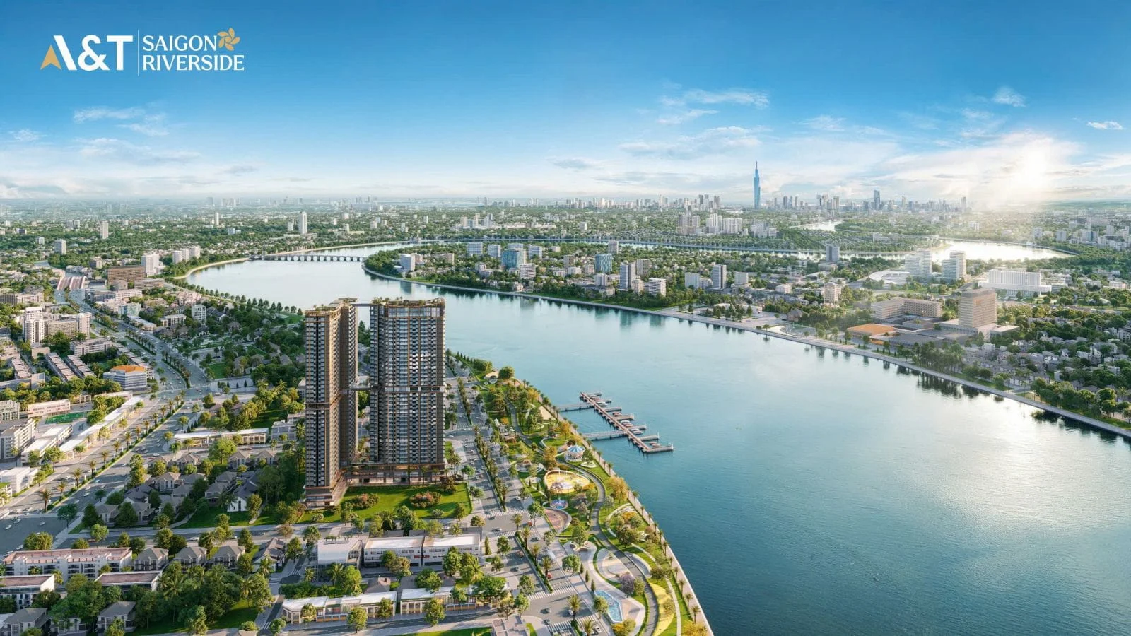 Phối cảnh dự án A&T Saigon Riverside
