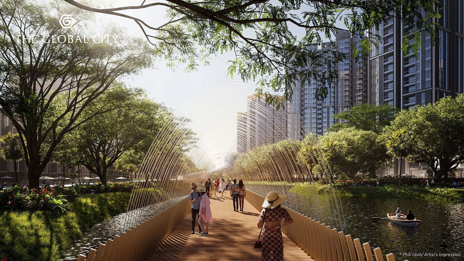 Không gian sống xanh tại Global City